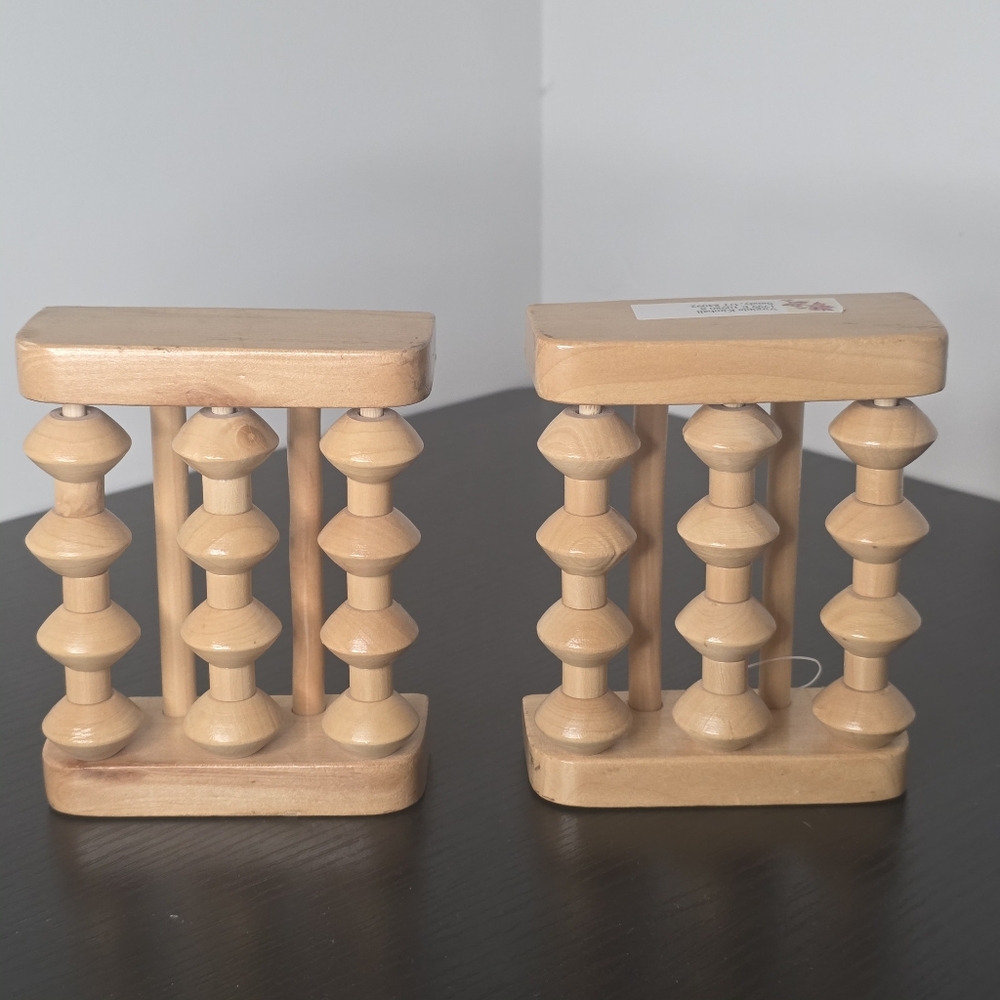 Natural Wood Foot Roller Massager -